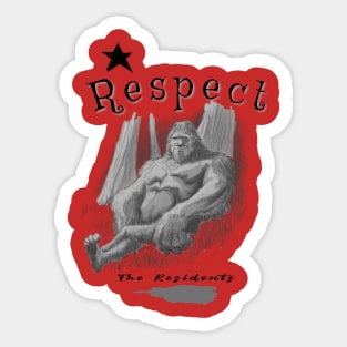 bigfoot resident Sticker